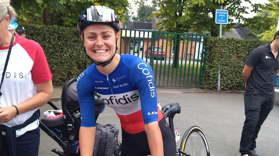 Une balade a velo dans le Laonnois avec la championne de France Victoire Berteau
